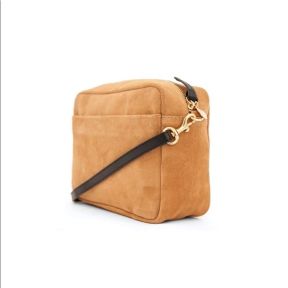 Clare V. Camel Suede Marisol Crossbody Bag NWT - Picture 14 of 15